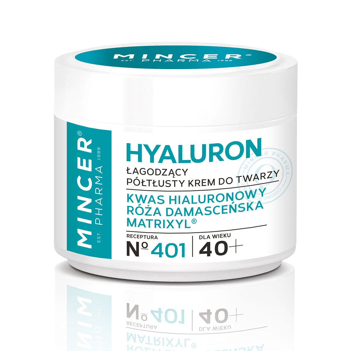 MINCER PHARMA NÄOKREEM HÜALUROONHAPPEGA 40+ 50ML - Product Image