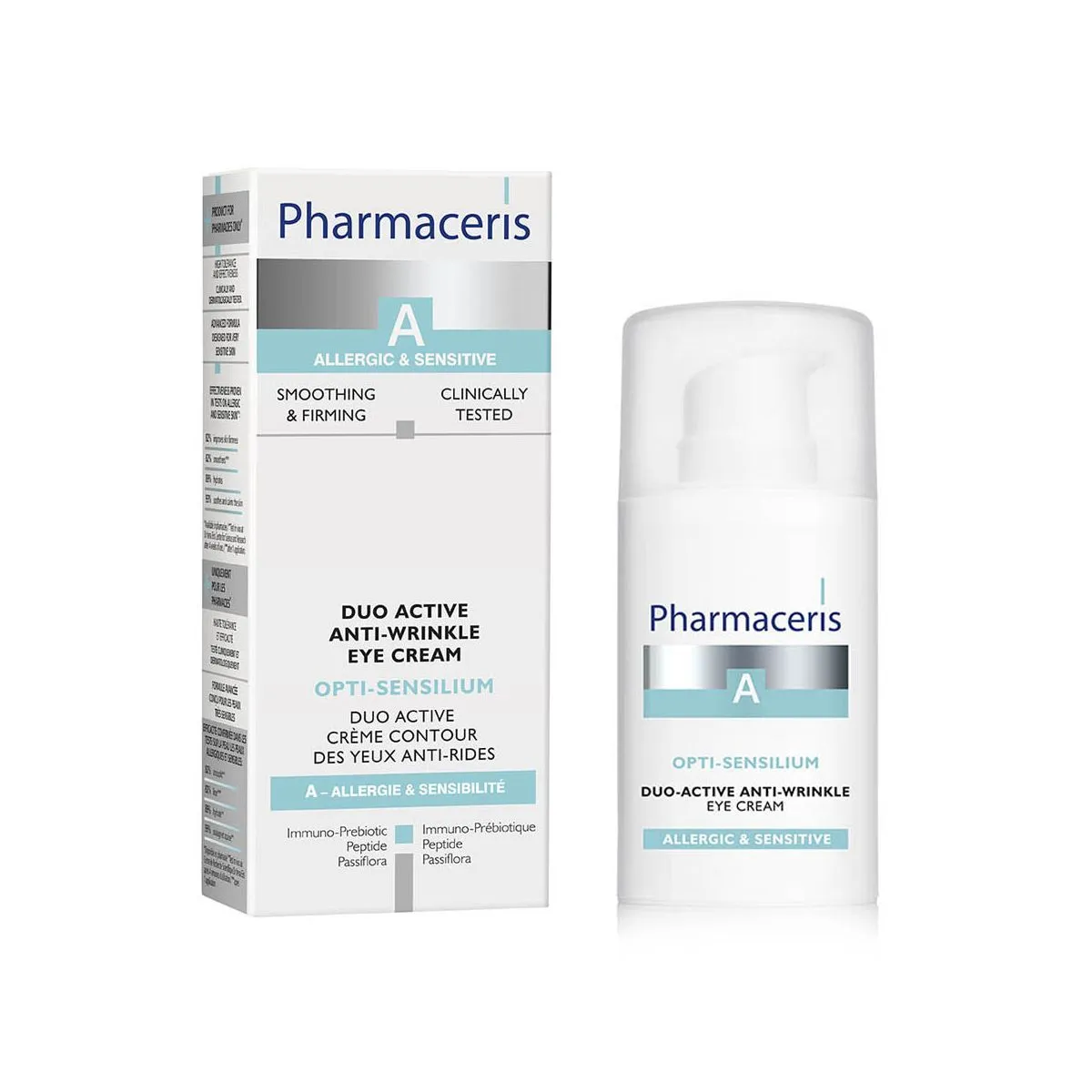 PHARMACERIS A OPTI-SENSILIUM DUO-ACTIV SILMAKREEM SPF10 15ML - Product Image