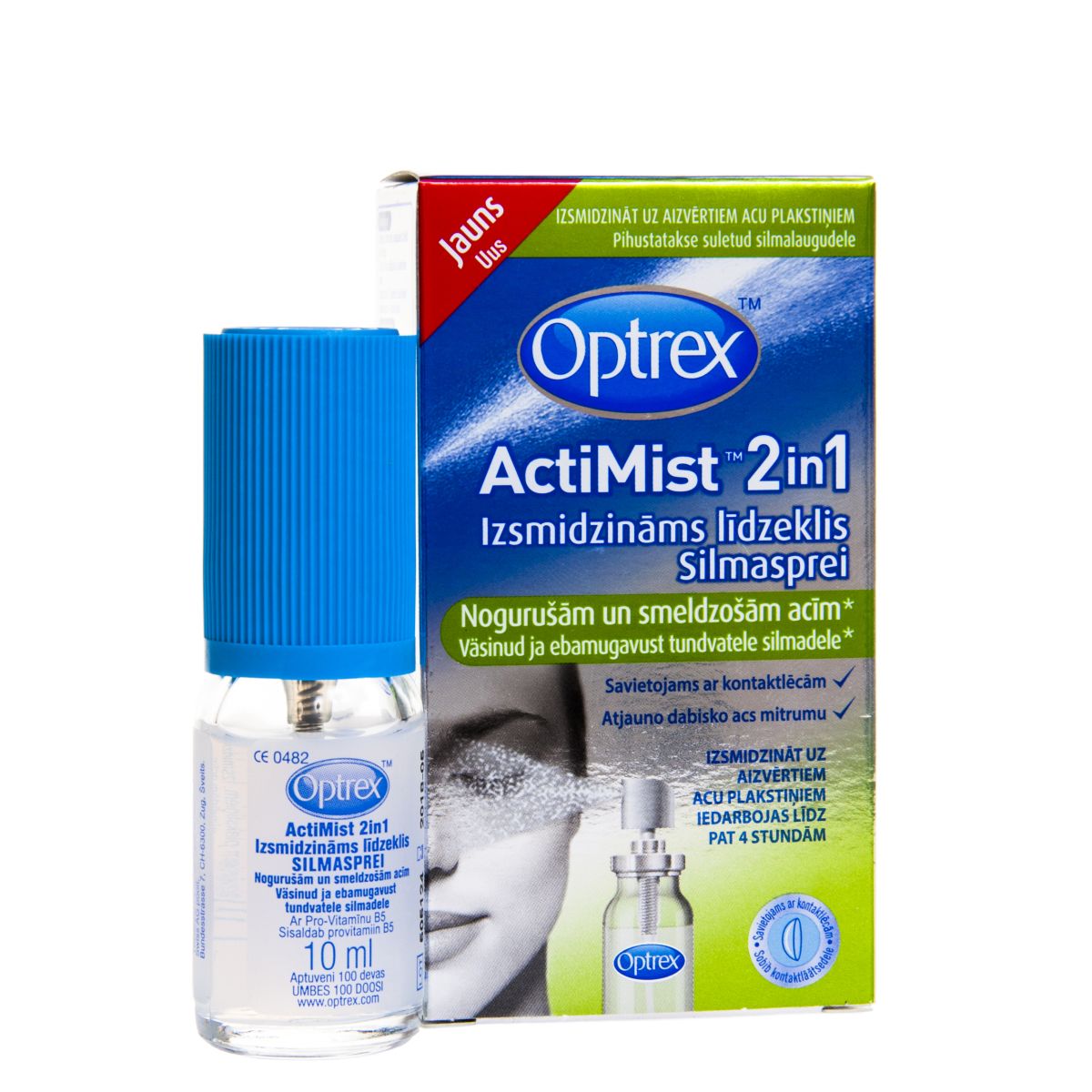 OPTREX ACTIMIST 2IN1 SILMASPREI 10ML VÄSINUD SILMADELE - Product Image