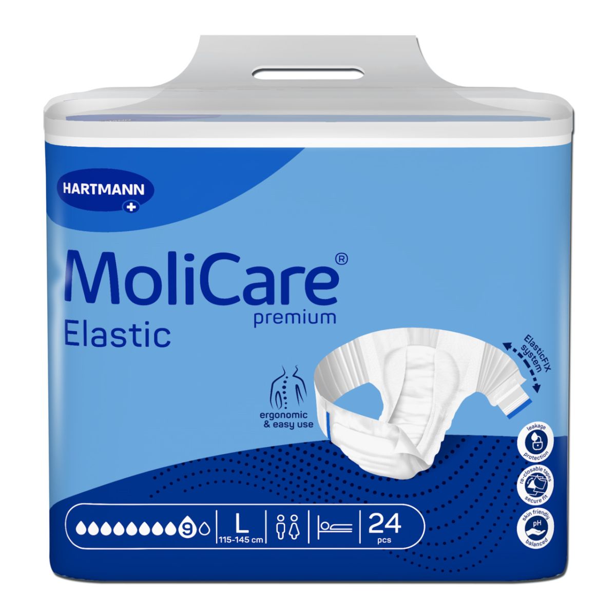 MOLICARE ELASTIC 9 TILKA L N24 /165573/ - Product Image