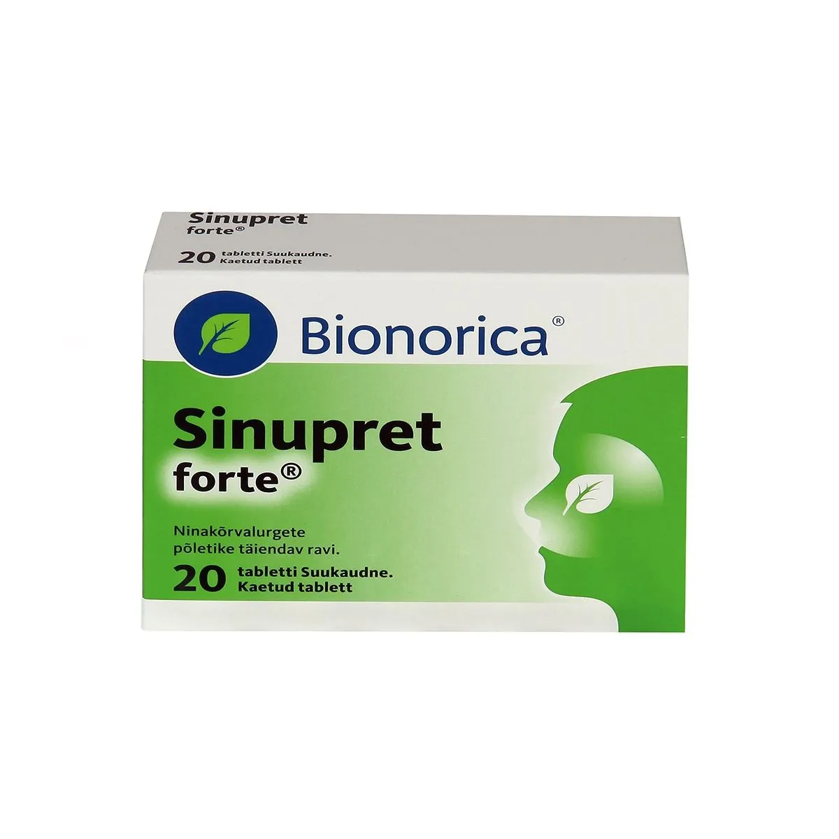 SINUPRET FORTE KAETUD TBL 12+36+36+36+36MG N20 - Product Image