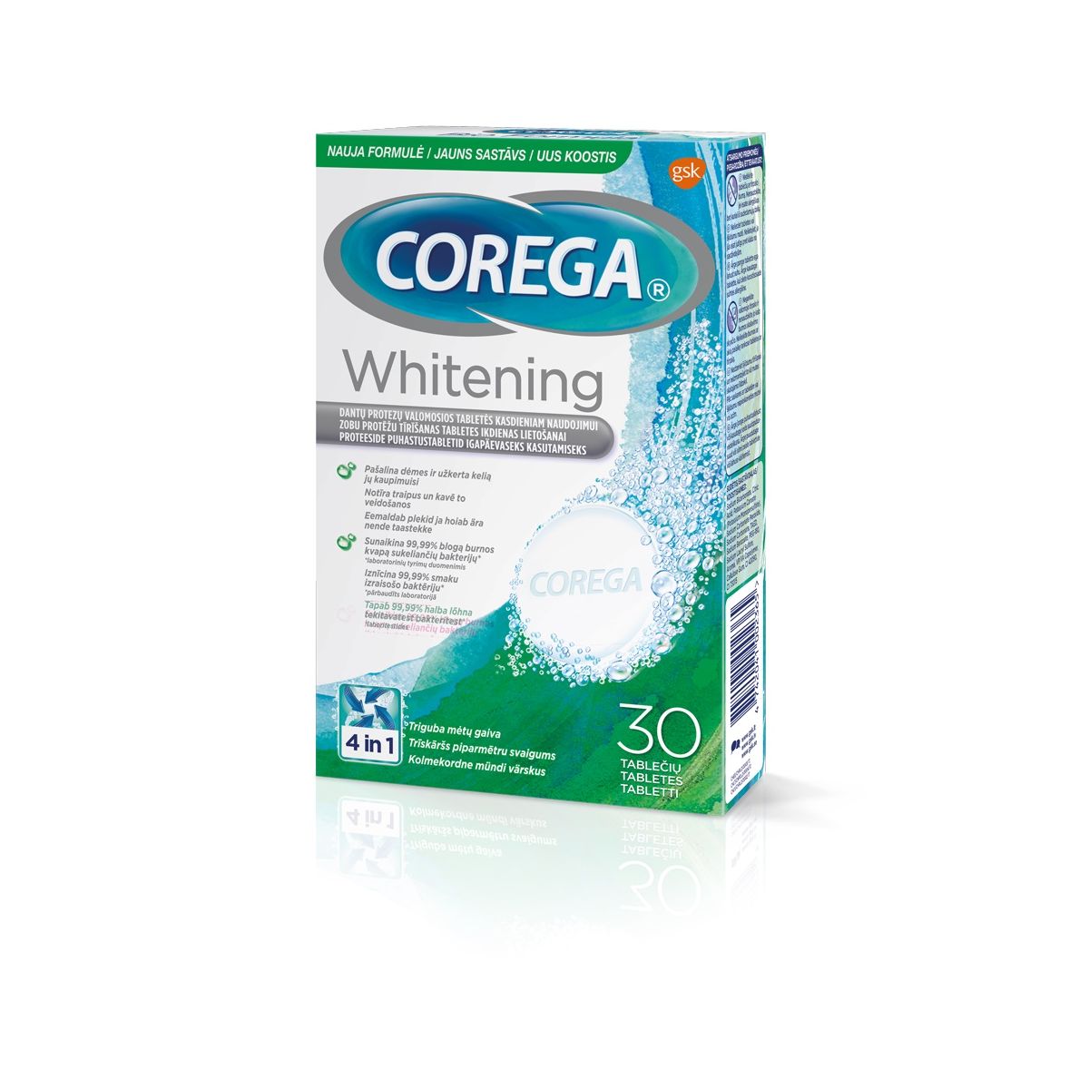 COREGA DENTAL WHITE TBL N30 - Product Image