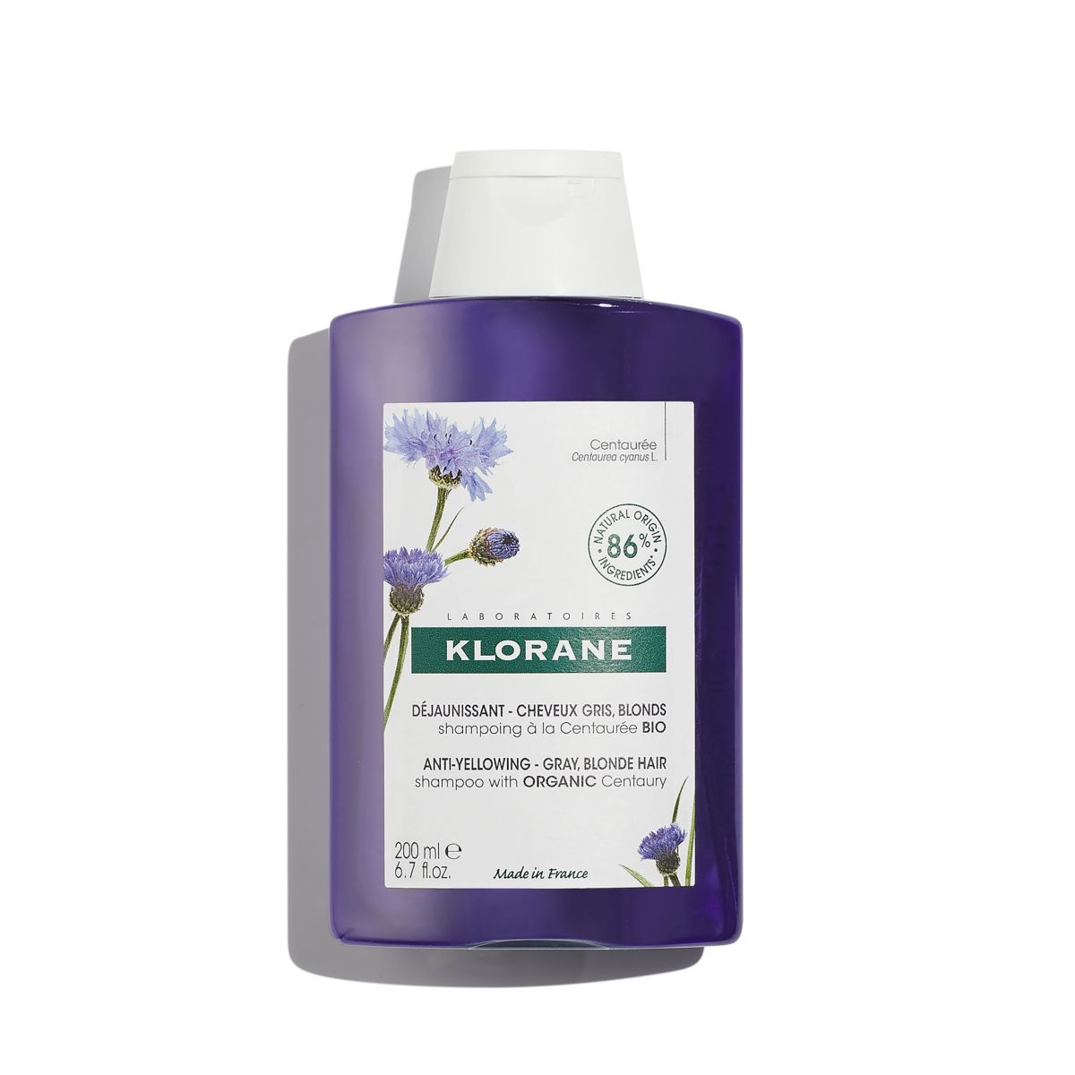 KLORANE SHAMPOON ORGAANILISE RUKKILILLEGA 200ML - Product Image