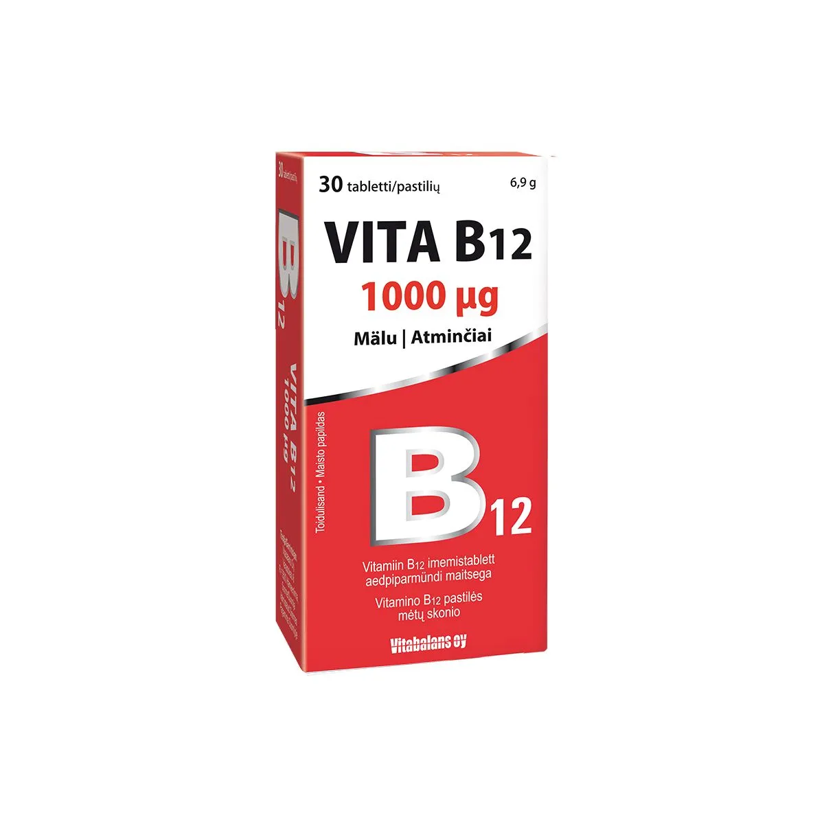 VITA B12 IMEMISTBL 1000MCG N30 - Product Image