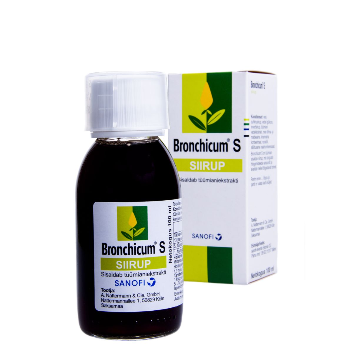 BRONCHICUM S SIIRUP 100ML - Product Image