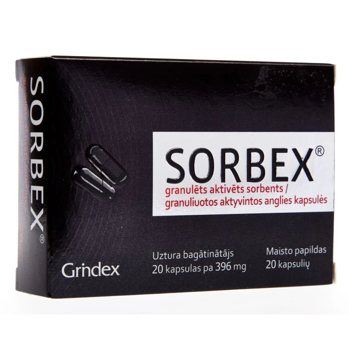 SORBEX CAPS 396MG N20 - Product Image