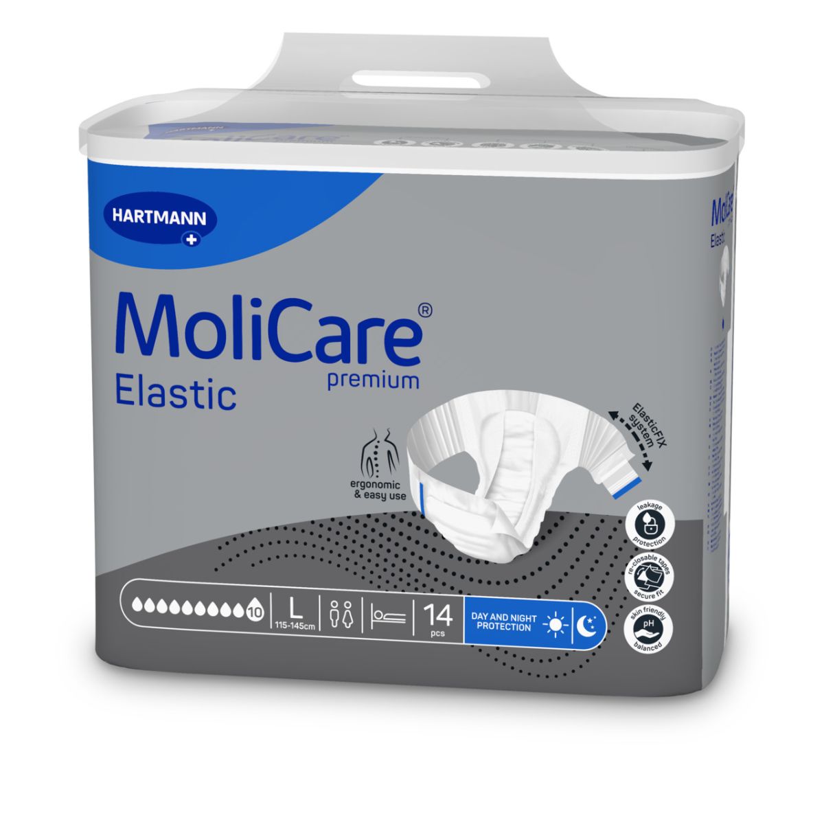 MOLICARE ELASTIC 10 TILKA L N14 /165673/ - Product Image