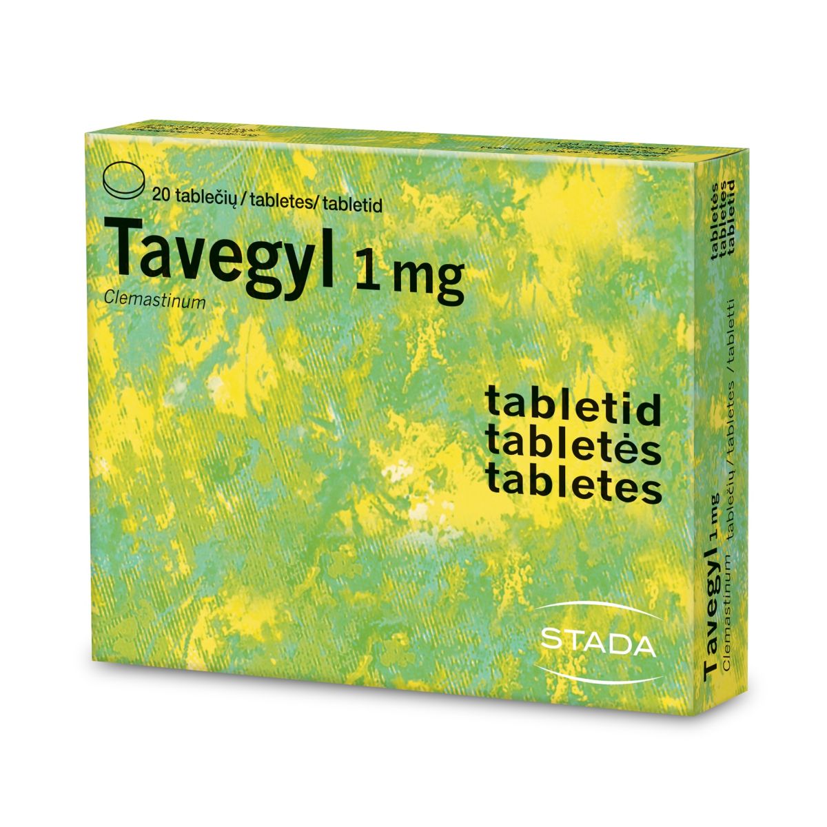 TAVEGYL TBL 1MG N20 - Product Image