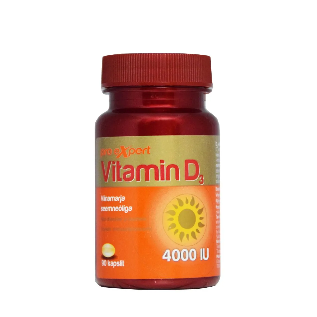 VITAMIN D3 PRO EXPERT 4000IU KAPSLID N90 - Product Image