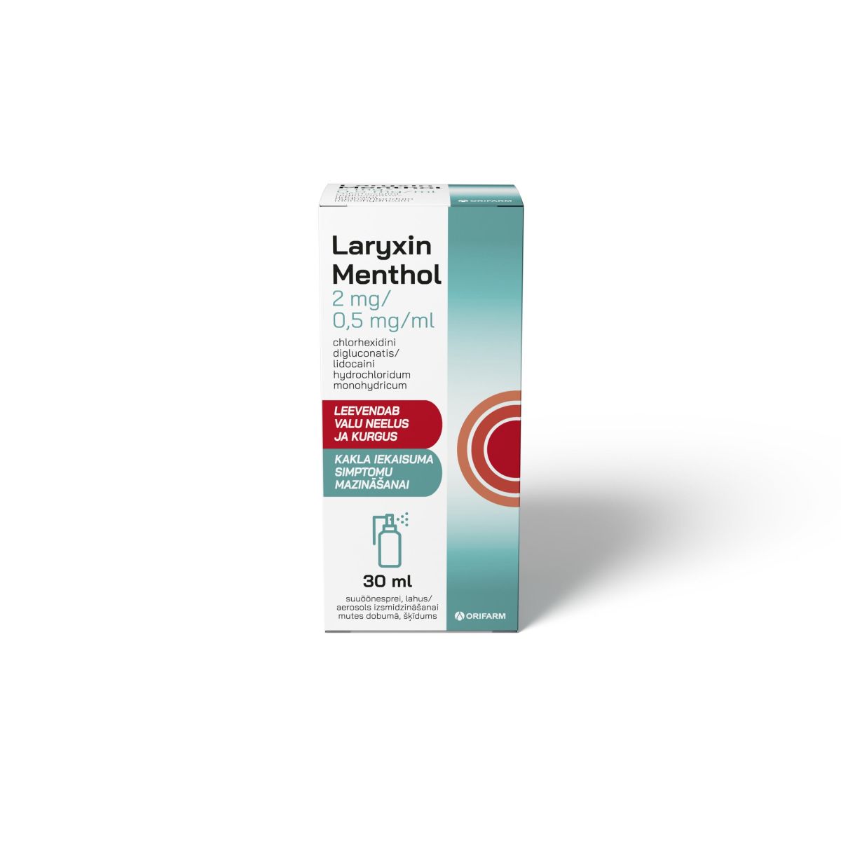 LARYXIN MENTHOL SUUÕÕNESPREI 2MG+0,5MG/ML 30ML N1 - Product Image