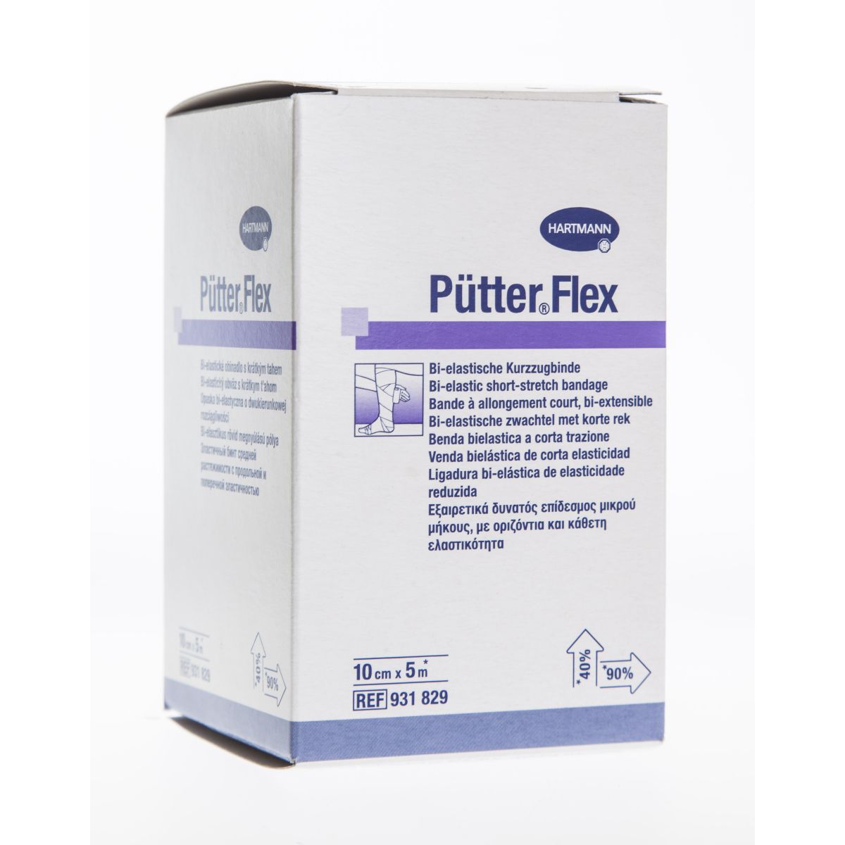 ELASTIKSIDE PÜTTERFLEX 10CMX5M (VENITATULT)/931829/ - Product Image