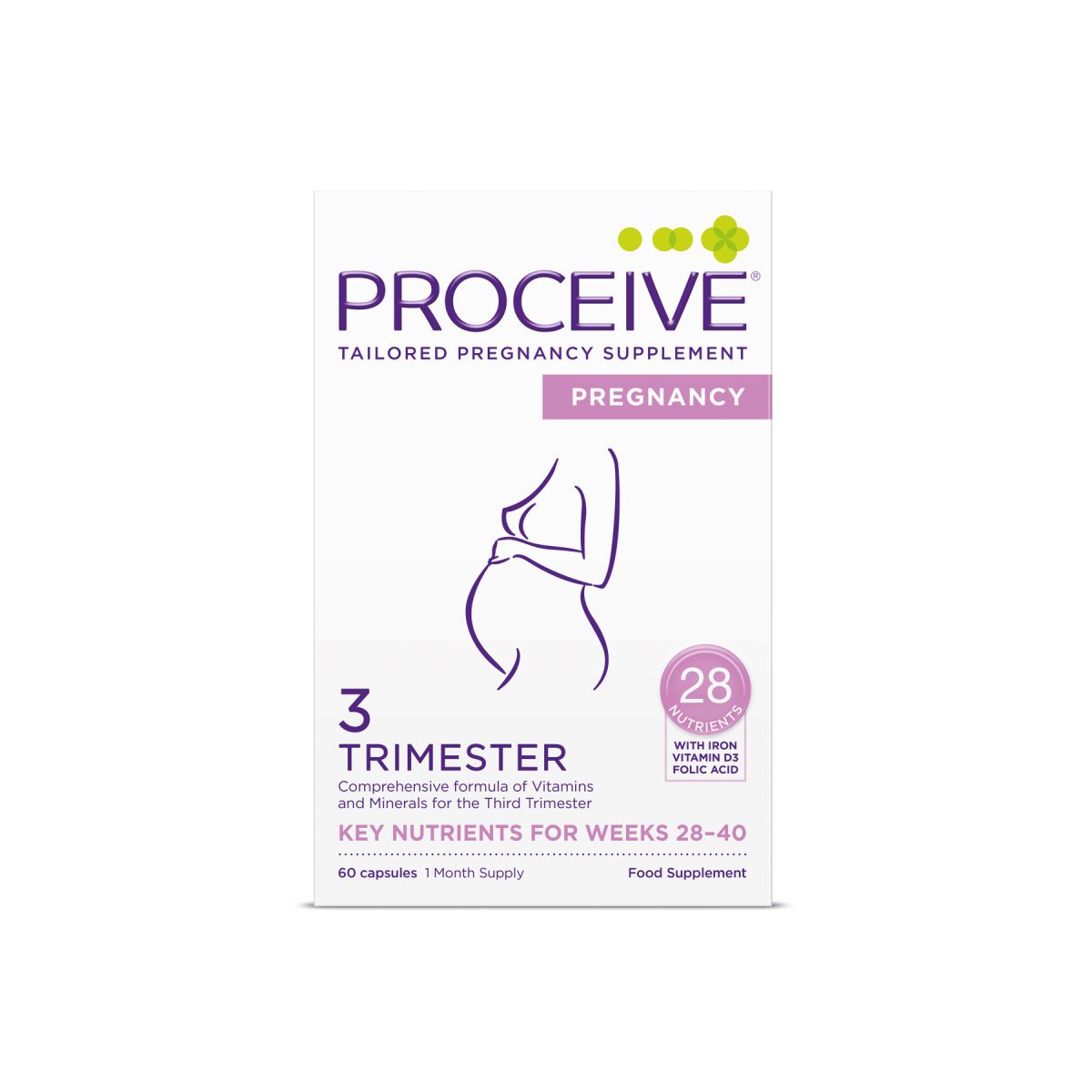 PROCEIVE PREGNANCY TRIMESTER 3 KAPSLID N60