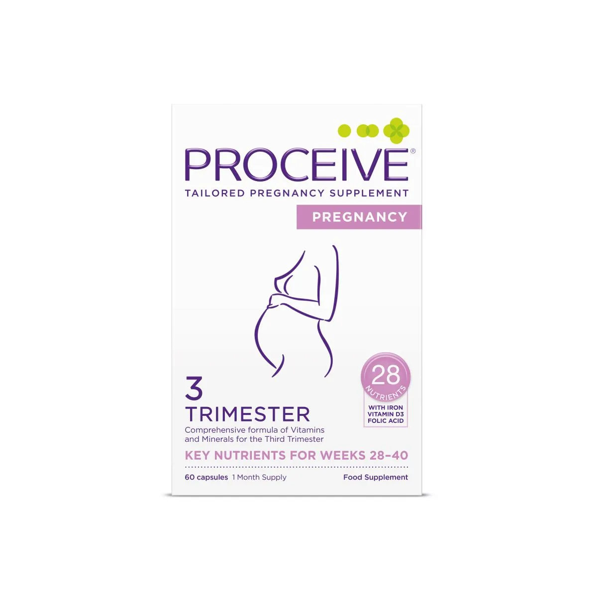 PROCEIVE PREGNANCY TRIMESTER 3 KAPSLID N60 - Product Image 1