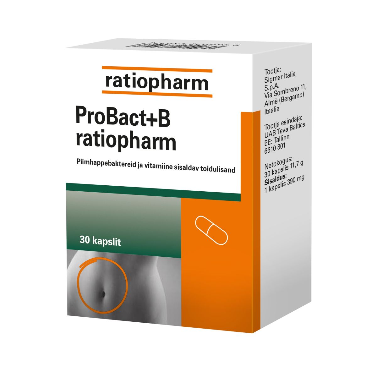 PROBACT+B RPH KAPSLID N30 - Product Image