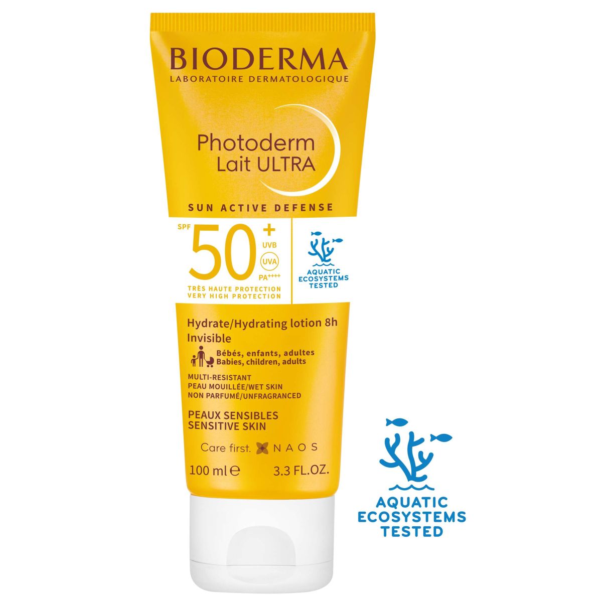 BIODERMA PHOTODERM LAIT ULTRA PÄIKESEKAITSEPIIM SPF50+ 100ML - Product Image