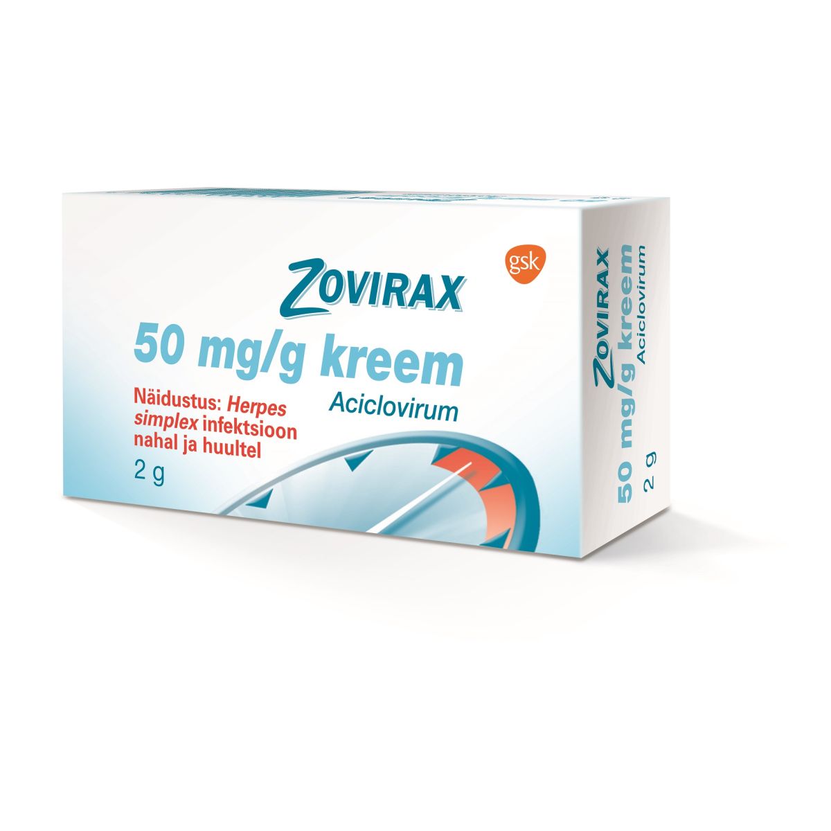 ZOVIRAX KREEM 50MG/G 2G - Product Image