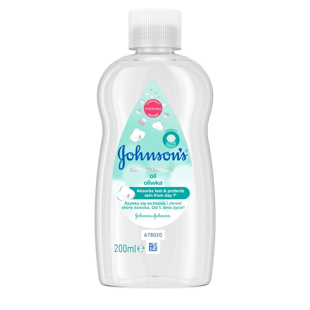 JOHNSON'S COTTONTOUCH ÕLI 200ML - Product Image