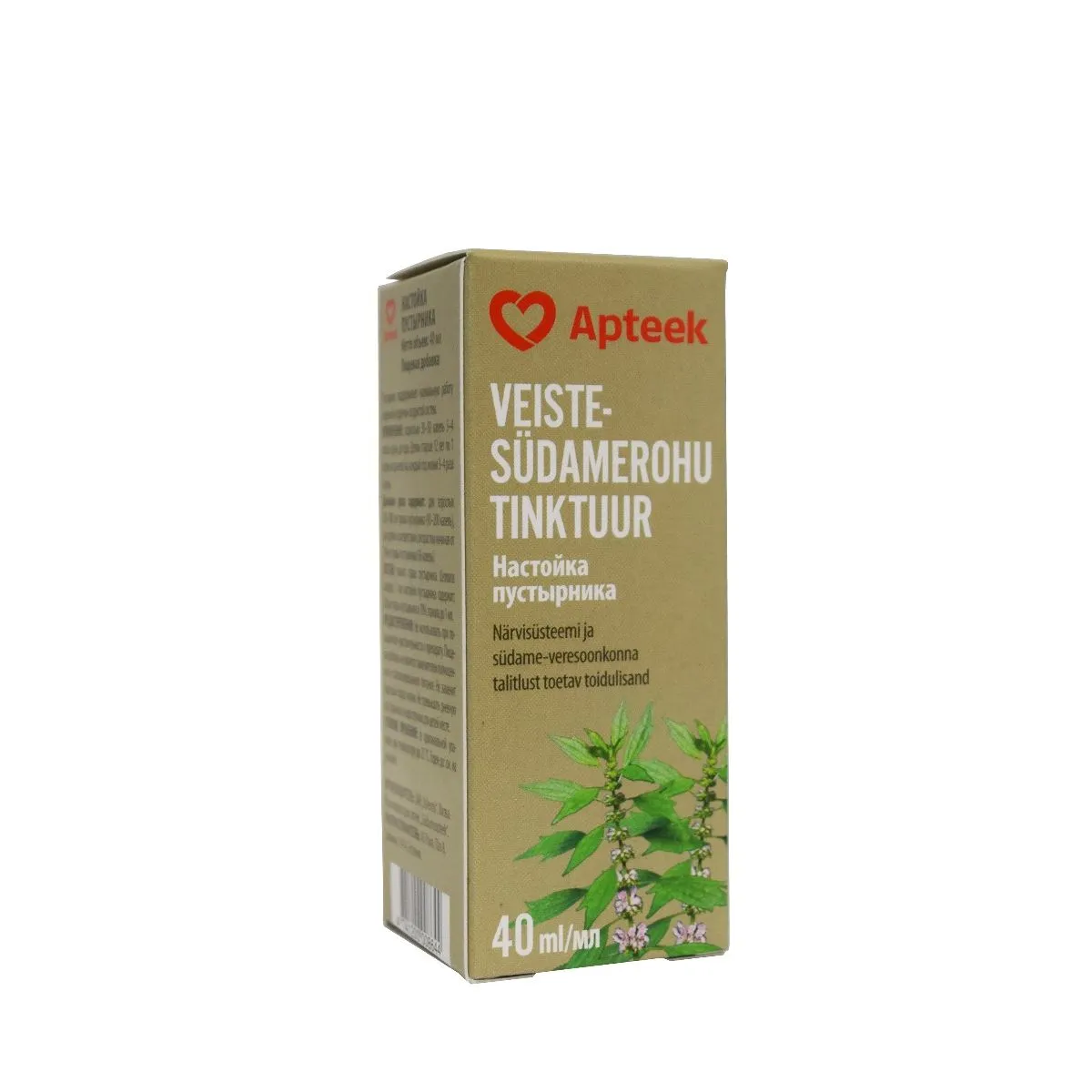 SA VEISTE-SÜDAMEROHU TINKTUUR 40ML