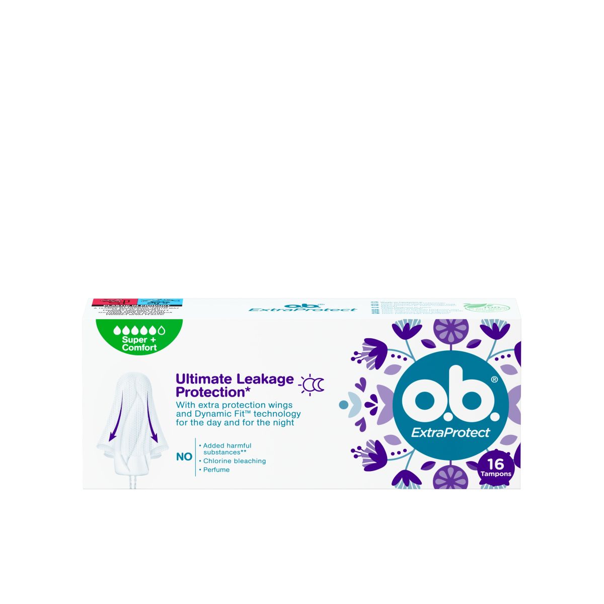 O.B. HÜG TAMPOONID EXTRA PROTECT SUPER+ N16 - Product Image