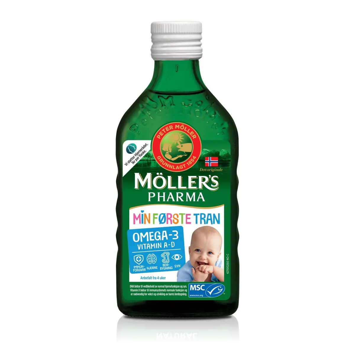 MÖLLERI KALAMAKSAÕLI IMIKUTELE JA VÄIKELASTELE 250ML - Product Image