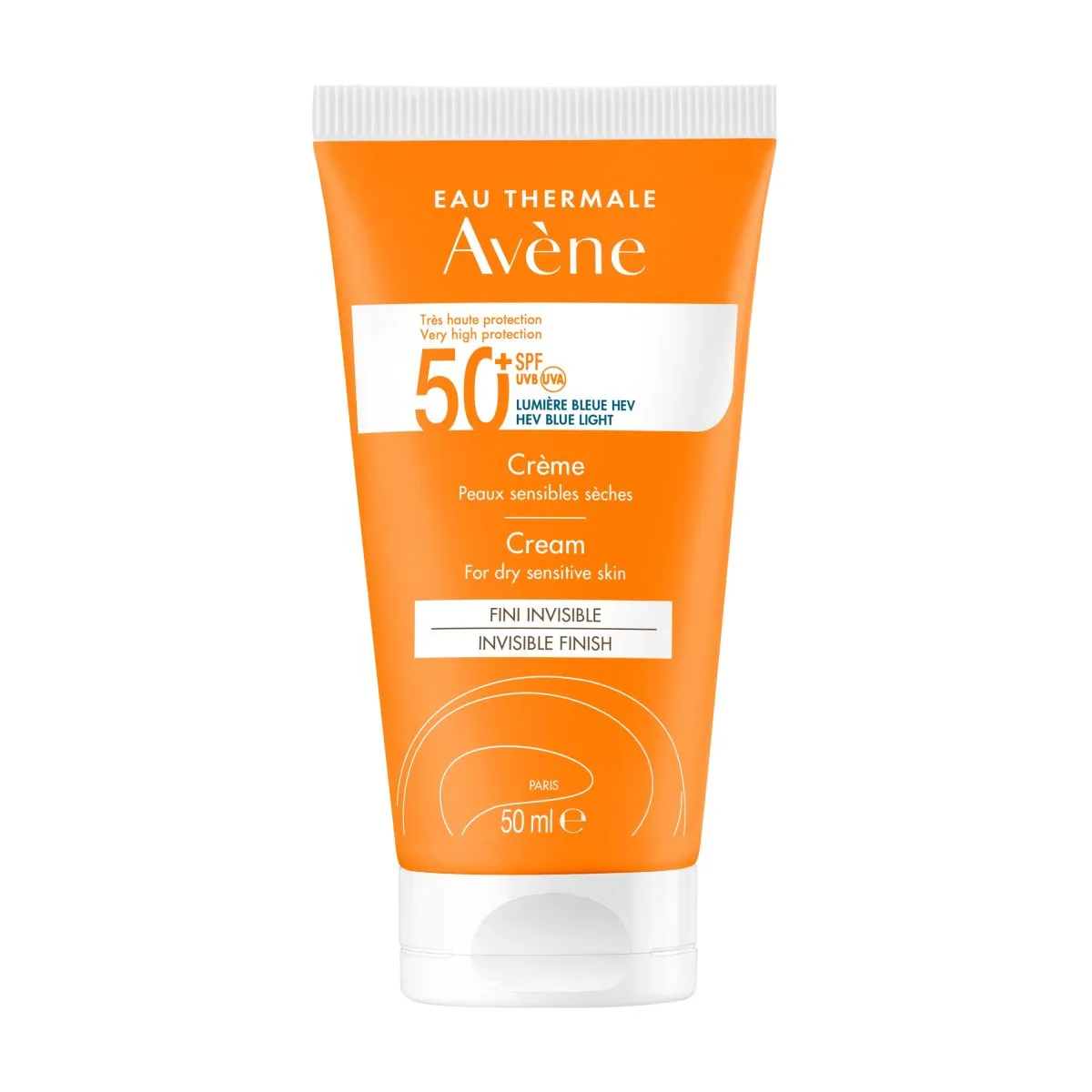 AVENE SUN PÄIKESEKAITSEKREEM SPF50+ KUIVALE NAHALE 50ML - Product Image