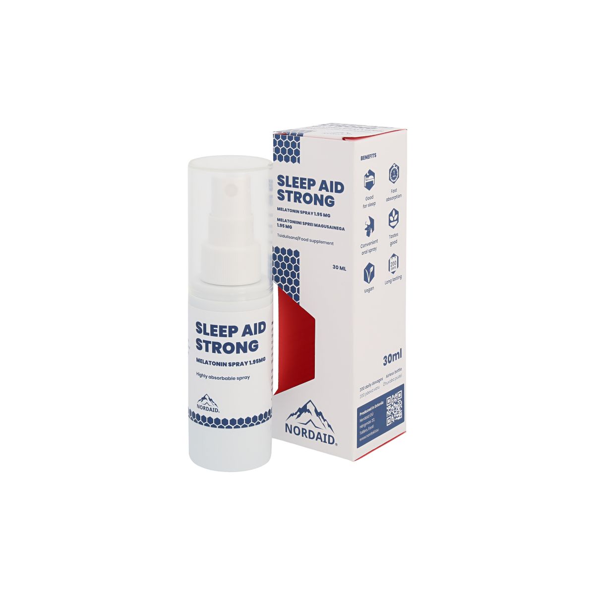 NORDAID SLEEP AID STRONG MELATONIIN 1,95MG 30ML - Product Image