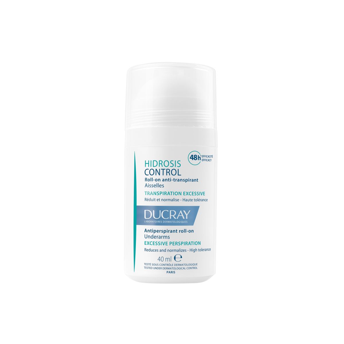 DUCRAY HIDROSIS CONTROL DEODORANT ROLL-ON 40ML