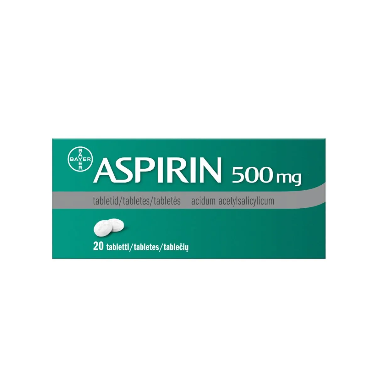 ASPIRIN TBL 500MG N20 - Product Image