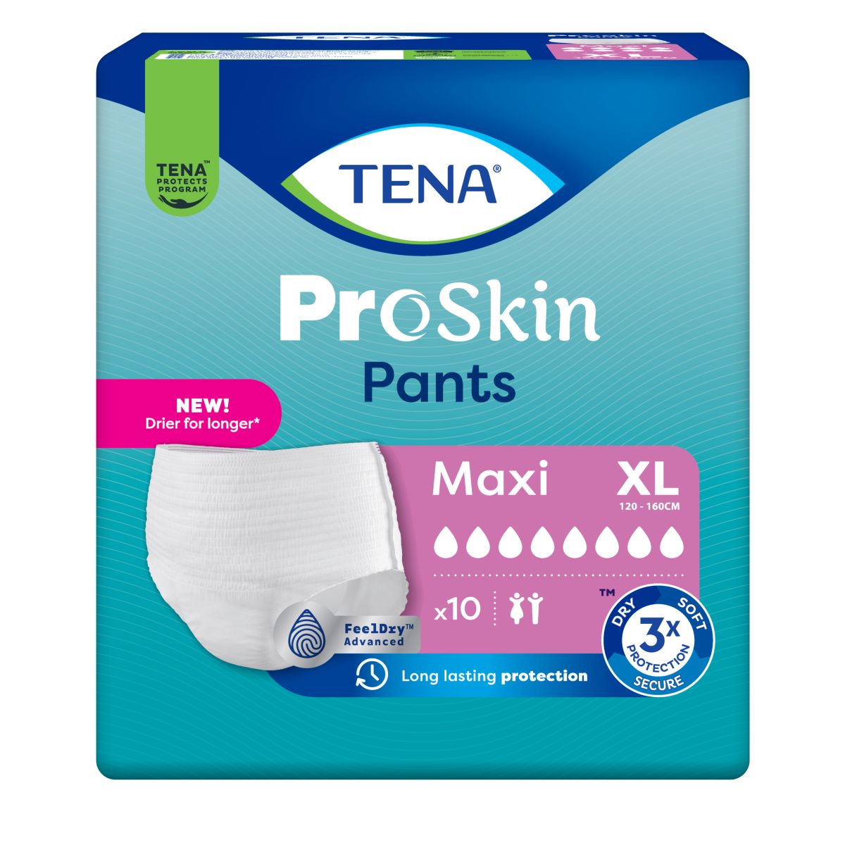 TENA PANTS MAXI XL N10 - Product Image