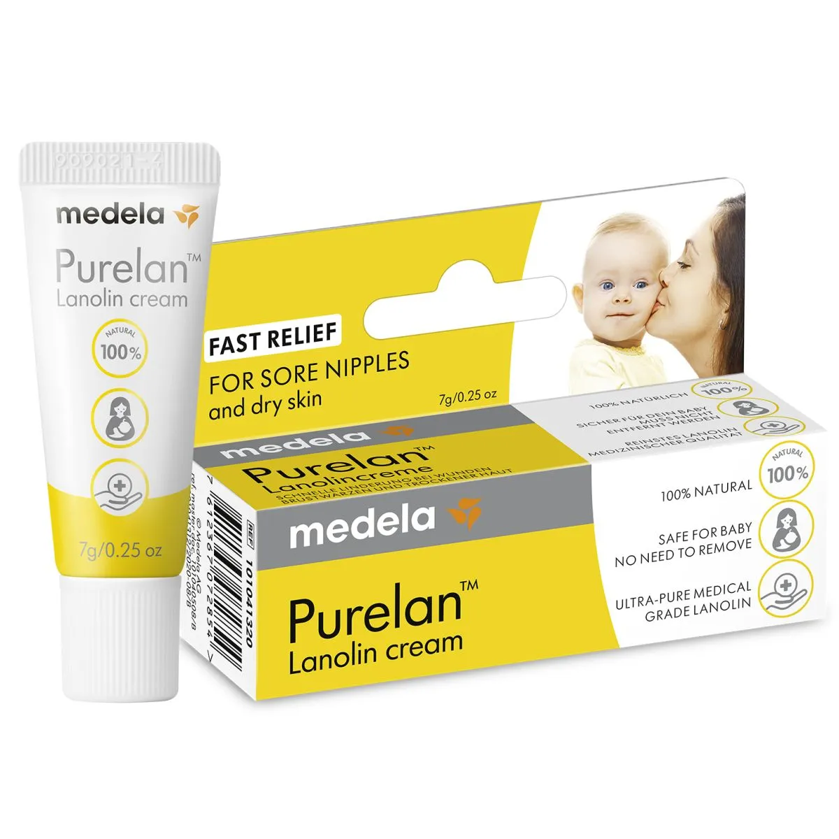 MEDELA BF PURELAN LANOLIINKREEM 7G - Product Image