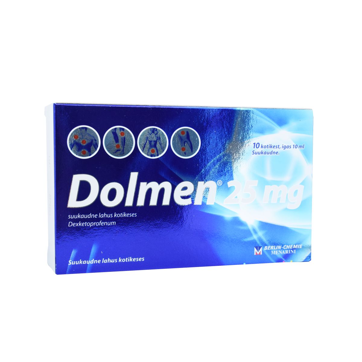 DOLMEN SUUKAUDNE LAHUS KOTIKESES 25MG N10 - Product Image