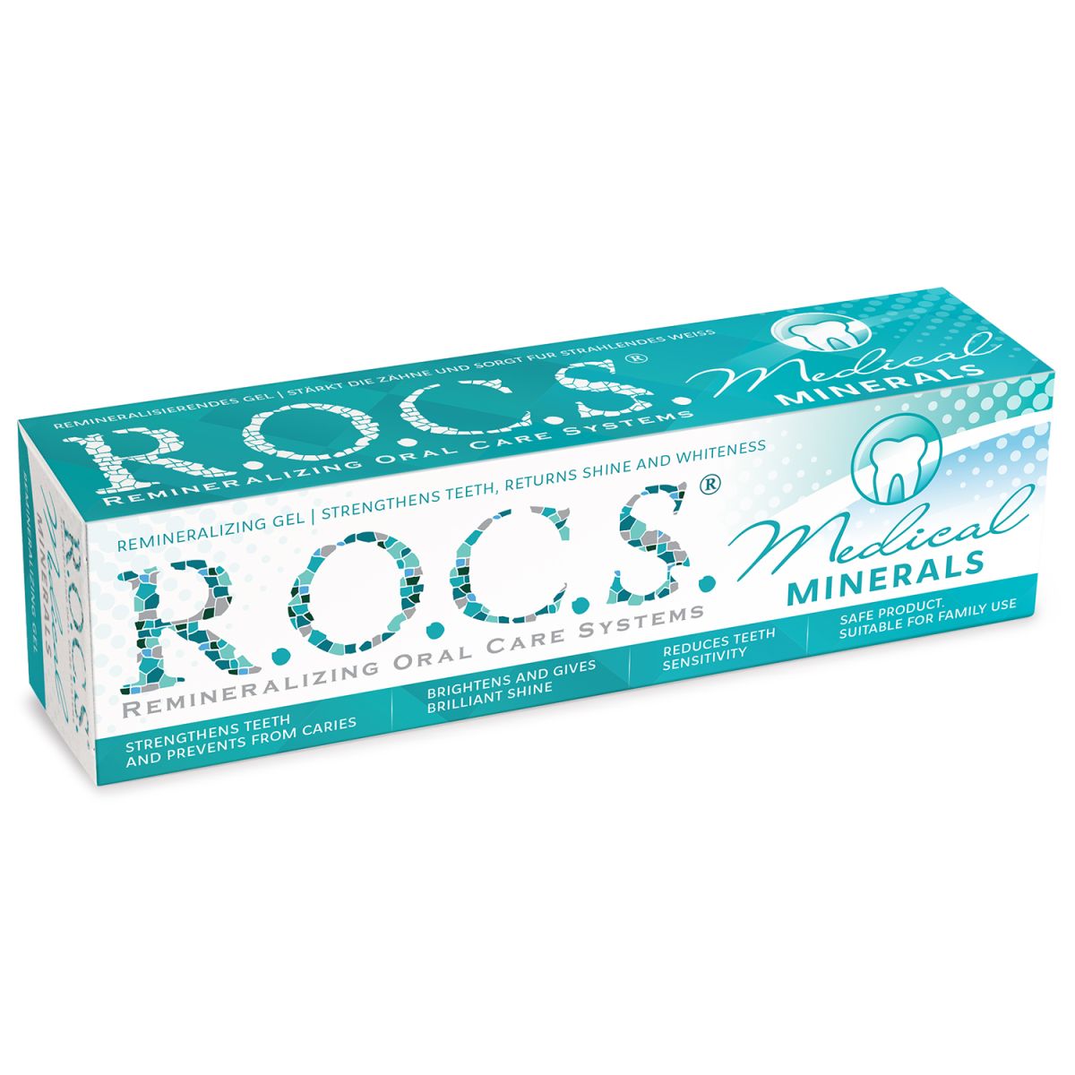 ГЕЛЬ ДЛЯ УКРЕПЛЕНИЯ ЗУБОВ R.O.C.S ® Medical Minerals (+капы). - Product Image