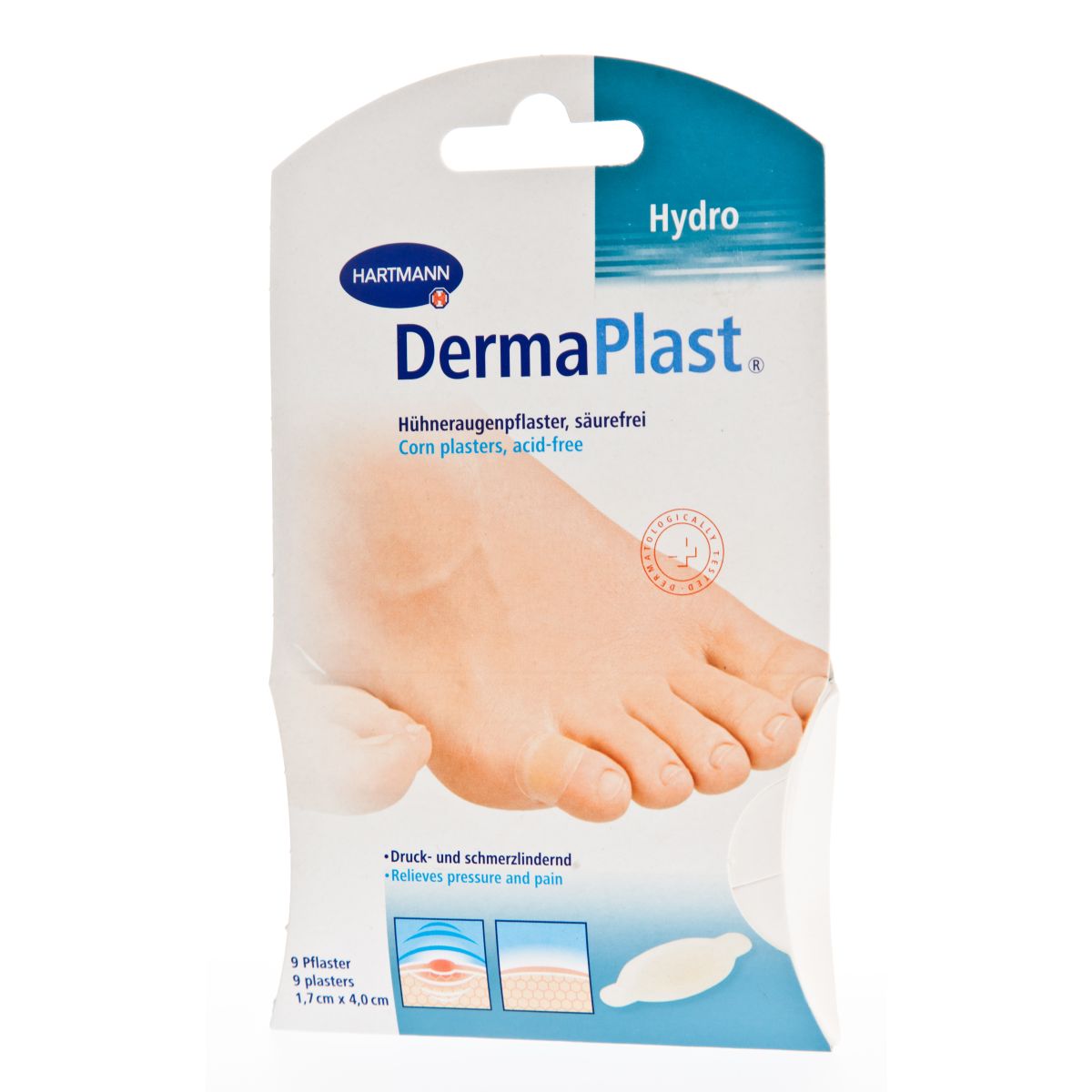 DERMAPLAST PLAASTRID KONNASILMALE 1,7X4CM N9 - Product Image