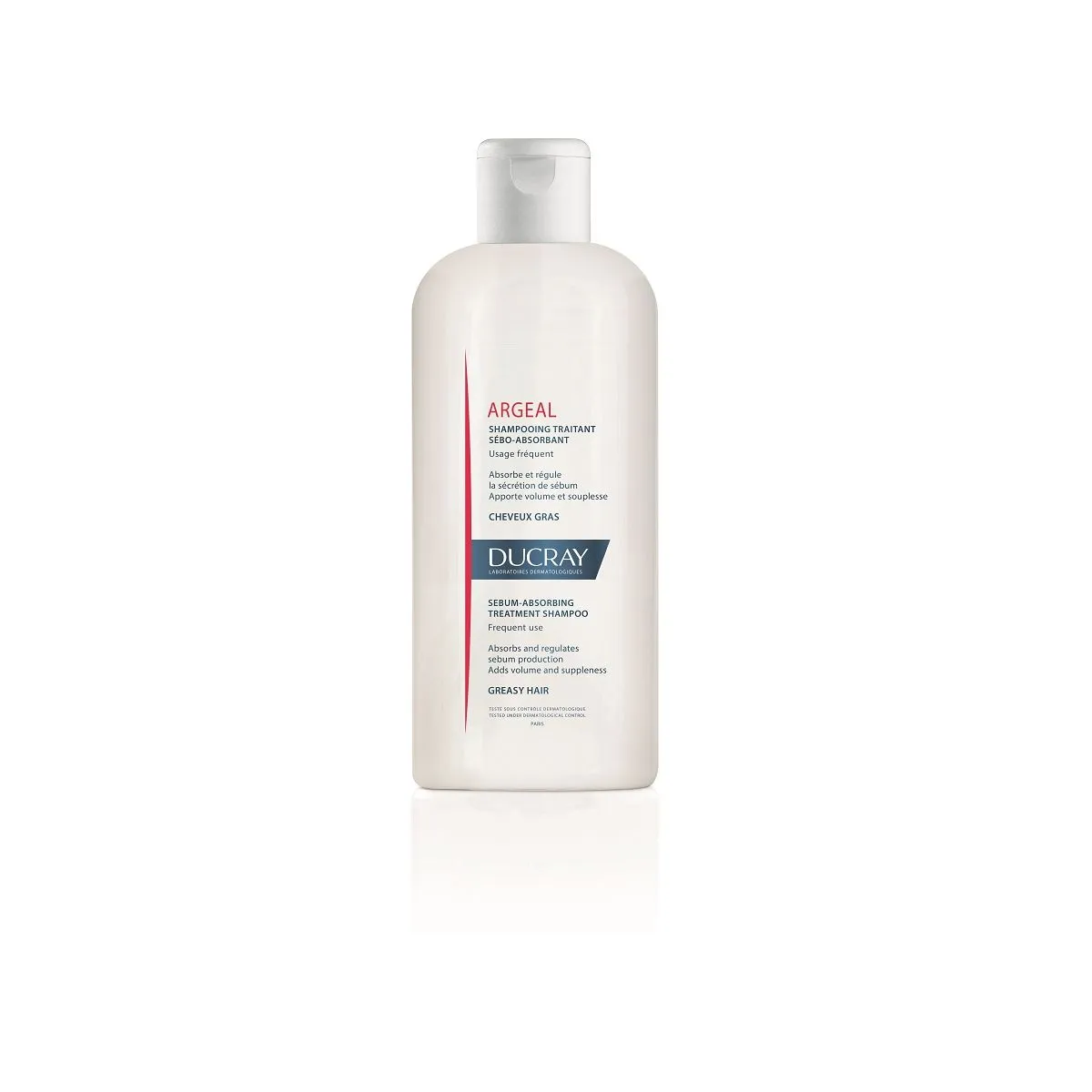 DUCRAY ARGEAL SEBUM-ABSORBING SHAMPOO  200ML - Product Image