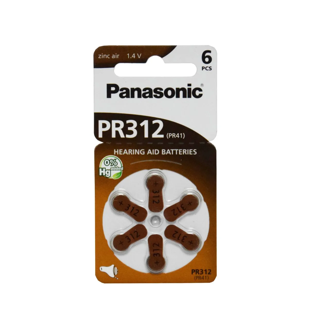 KUULDEAPARAADI PATAREI PANASONIC PR312 N6 - Product Image