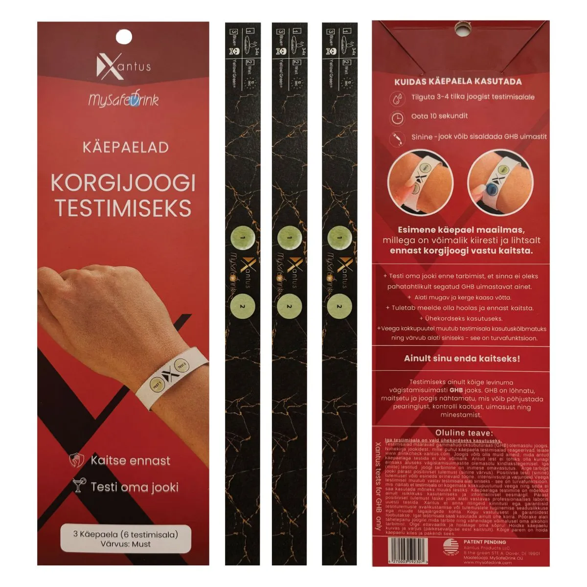 KORGIJOOGI TESTER/KÄEPAELAD XANTUS N3 - Product Image