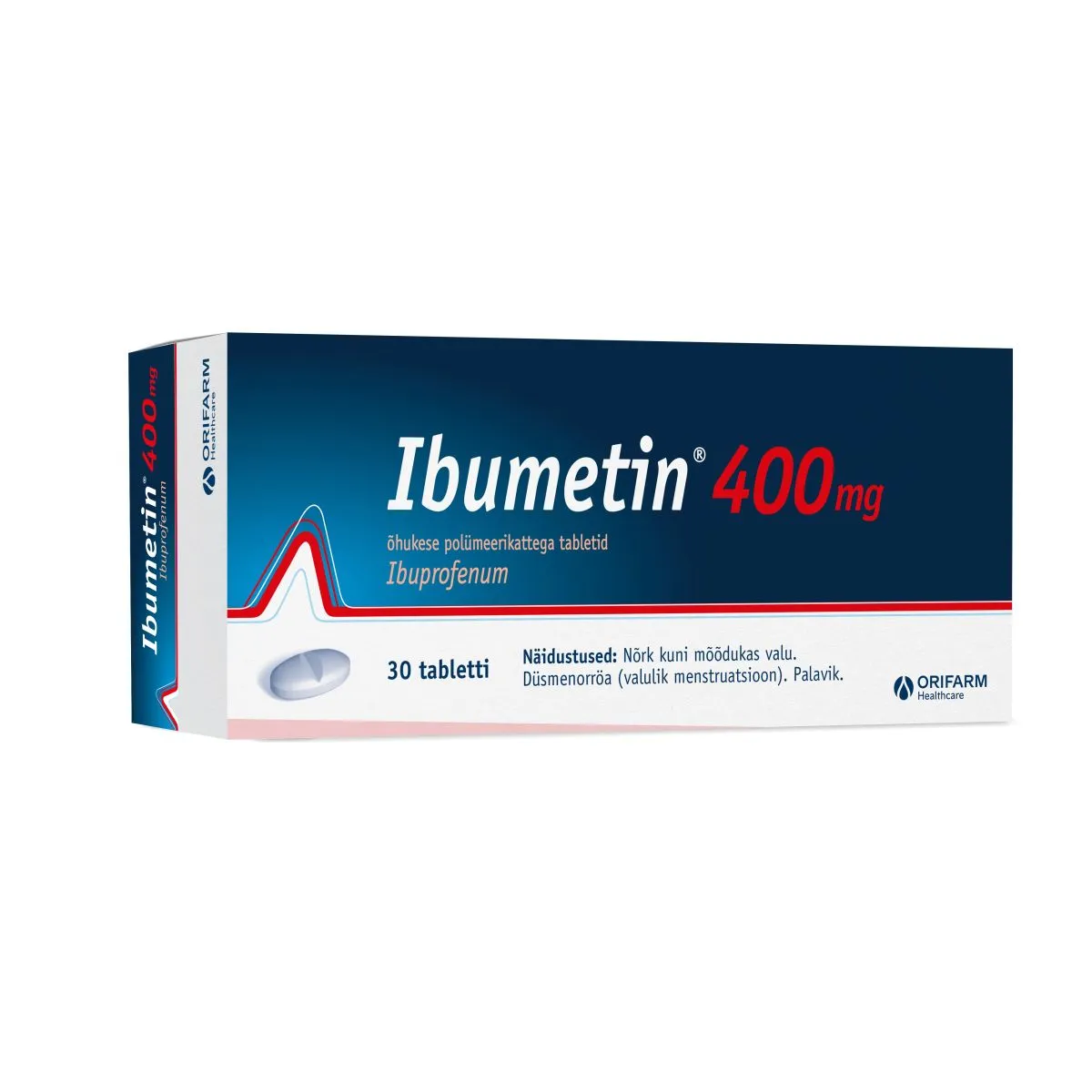 IBUMETIN KATTEGA TBL 400MG N30 - Product Image