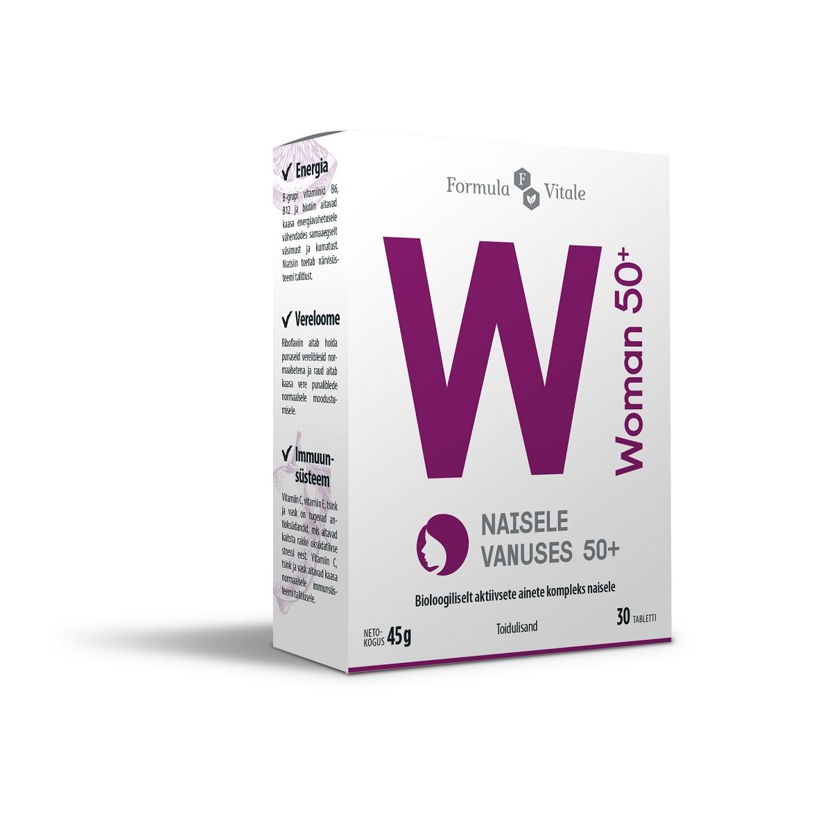 FORMULA VITALE WOMAN 50+ TBL N30 - Product Image