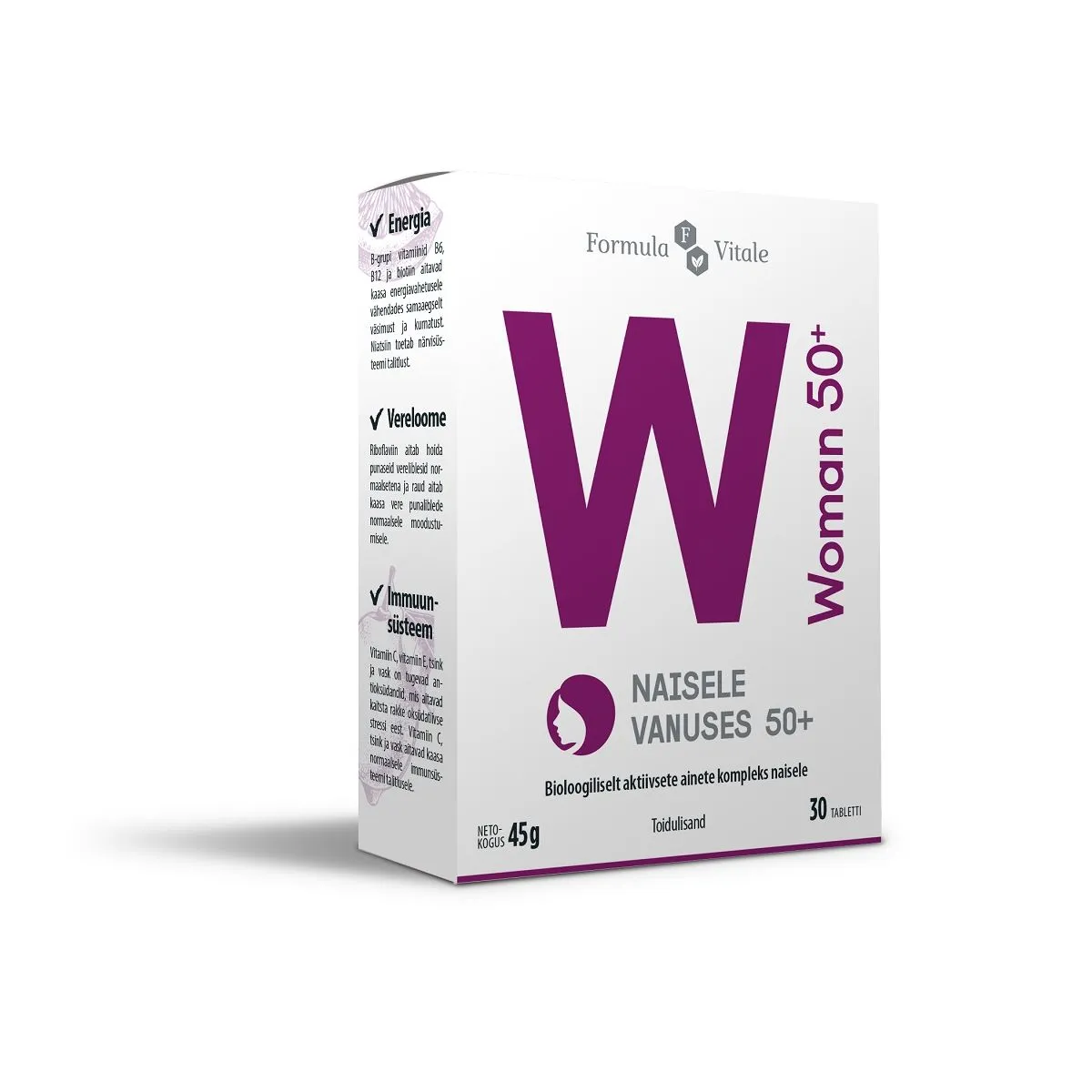 FORMULA VITALE WOMAN 50+ TBL N30 - Product Image