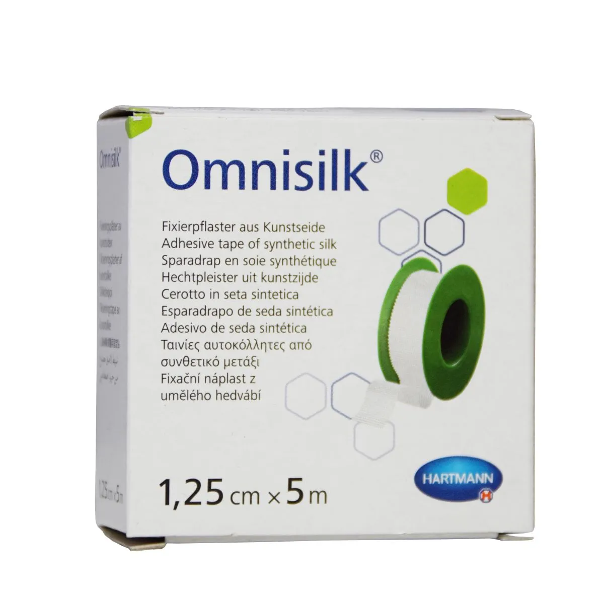 OMNISILK RULLPLAASTER 1,25CMX5M (SIIDIST) /900430/ - Product Image