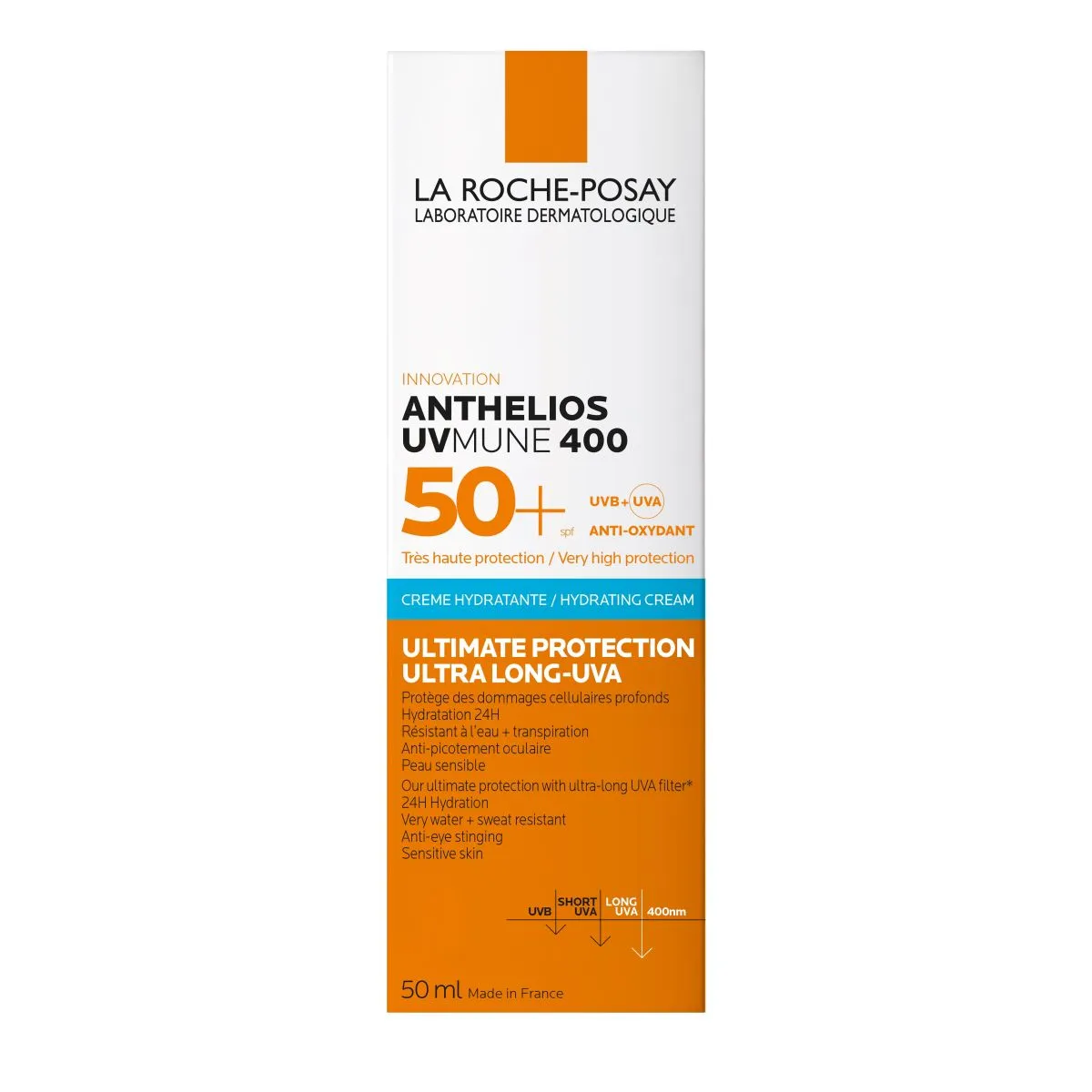 LA ROCHE-POSAY PÄIKESEKAITSEKREEM NÄOLE NIISUTAV SPF50 50ML - Product Image