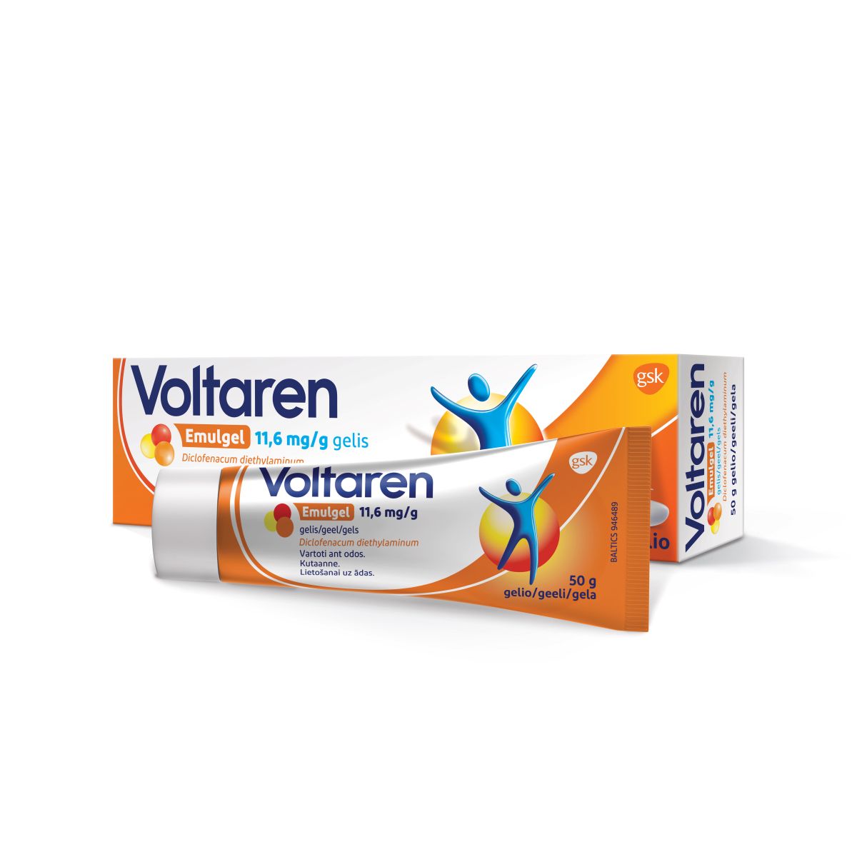 VOLTAREN EMULGEL GEEL 11,6MG/G 50G - Product Image