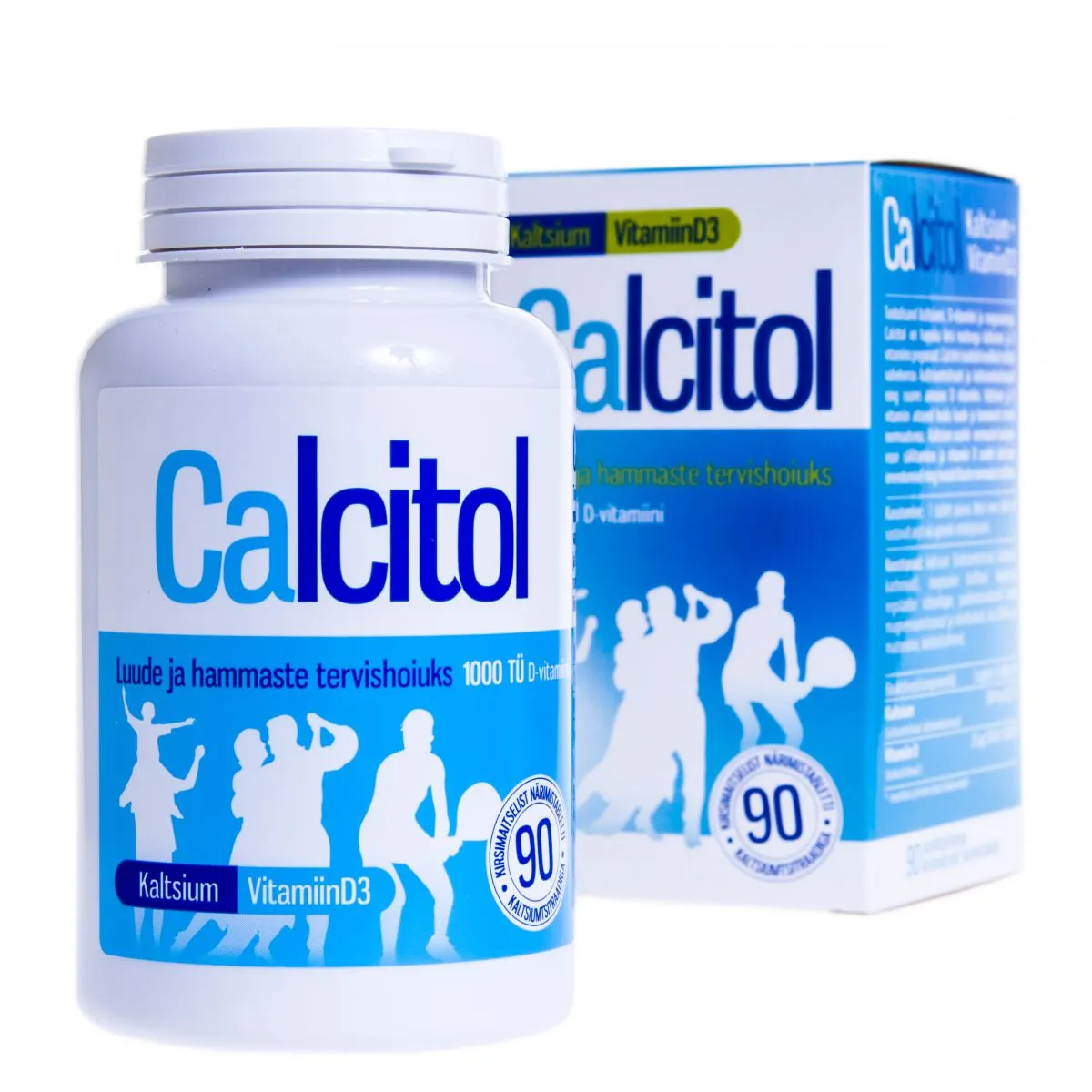 CALCITOL NÄRIMISTBL 500MG+1000TÜ N90 - Product Image