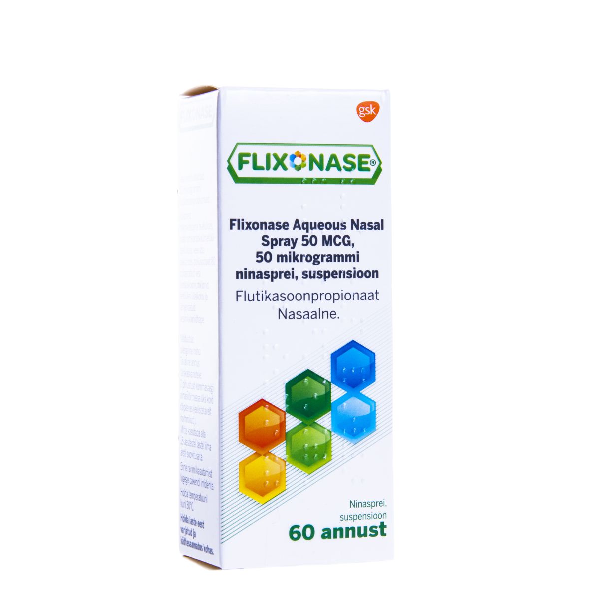 FLUTICASONE PROPIONATE GSK NINASPREI, SUSP 50MCG/D 60D - Product Image