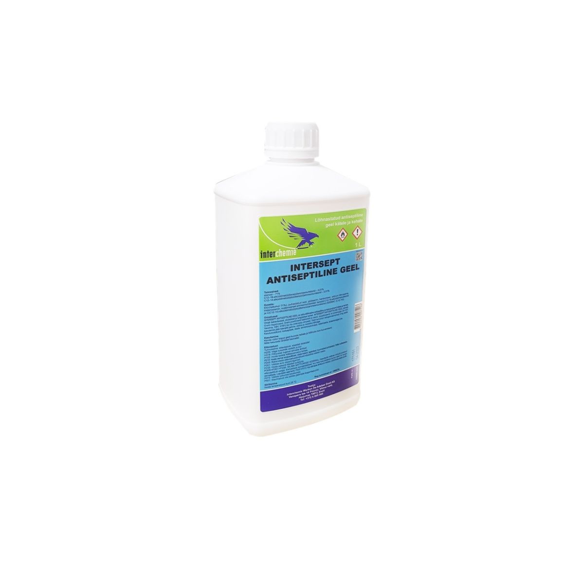 INTERSEPT ANTISEPTILINE GEEL KÄTELE 1L - Product Image