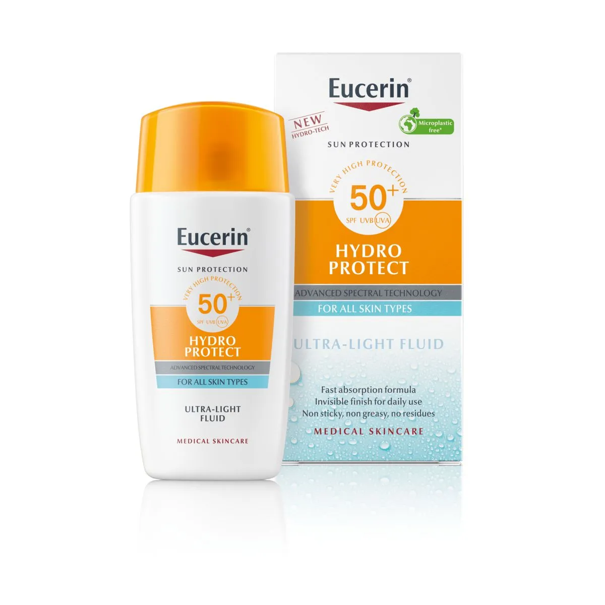 EUCERIN SUN PÄIKSEKAITSE EMULSIOON NÄOLE SPF50 50ML - Product Image 1