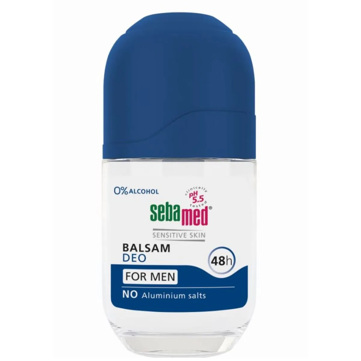 SEBAMED DEODORANT ROLL-ON FOR MEN ALKOHOLIVABA 50ML - Product Image