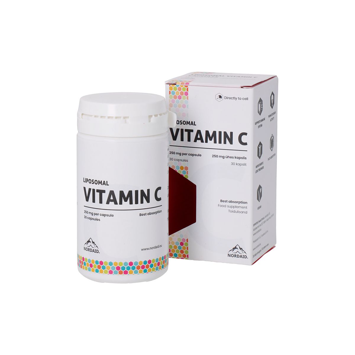 VITAMIIN C LIPOSOOMNE KAPSLID 250MG N30 VANA - Product Image