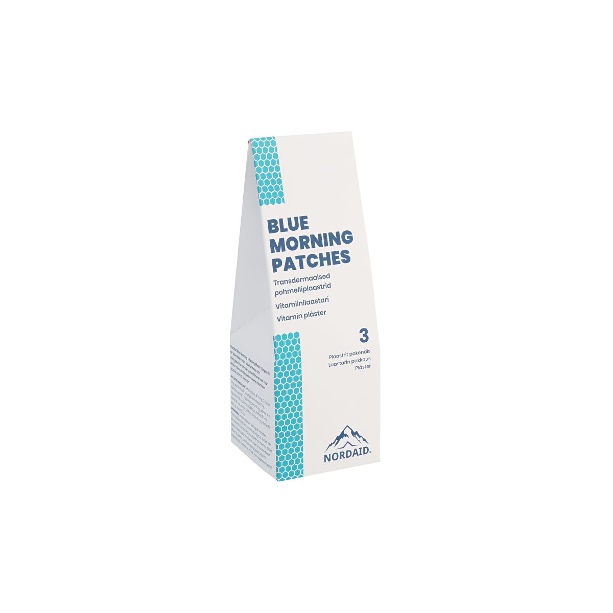 NORDAID BLUE MORNING TRANSDERMAALSED POHMELLIPLAASTRID N3 - Product Image