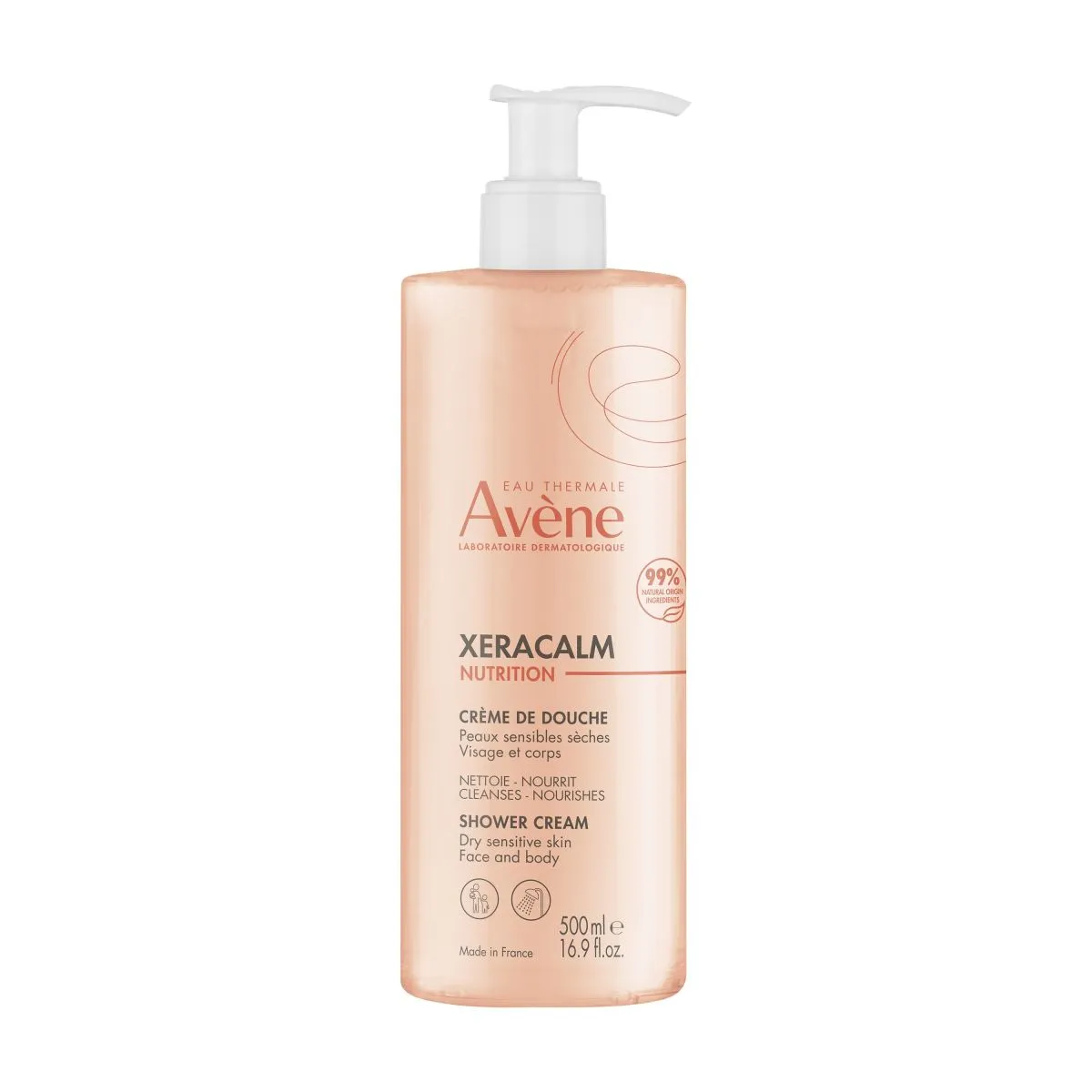 AVENE XERACALM NUTRITION DUSHIKREEM 500ML - Product Image